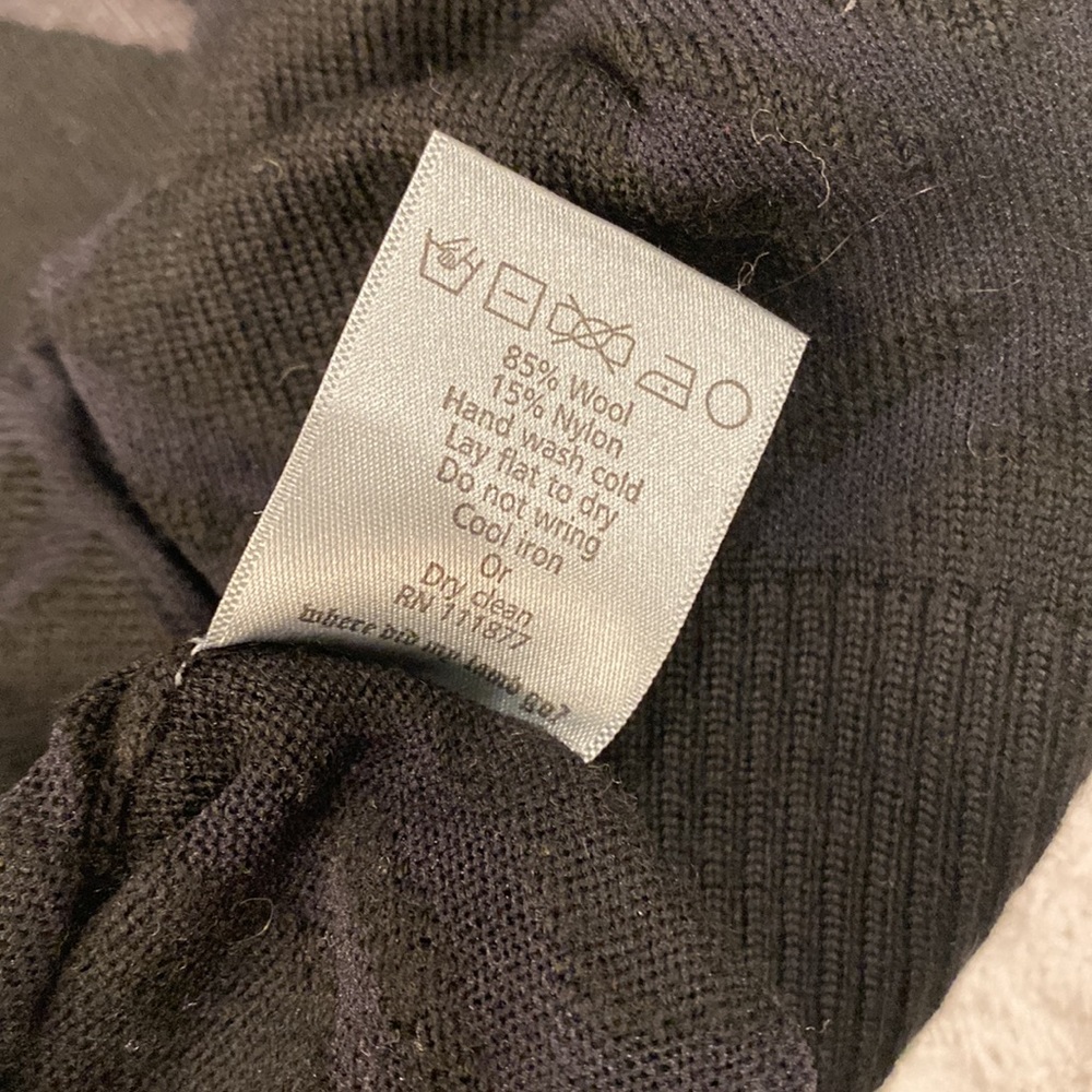 L.A.M.B. Black sheer knit top - Picture 8 of 8
